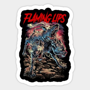 FLAMING LIPS BAND Sticker